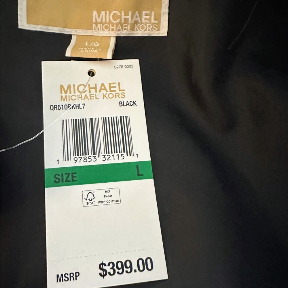 NWT MICHAEL MICHAEL KORS FAUX FUR COAT - Picture 10 of 11